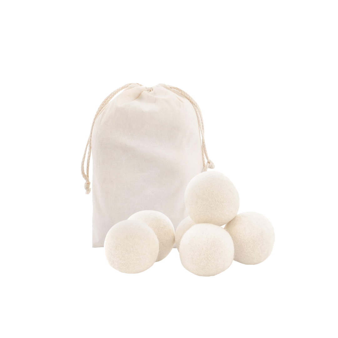 Reusable Wool Dryer Balls - Natural Fabric Softener