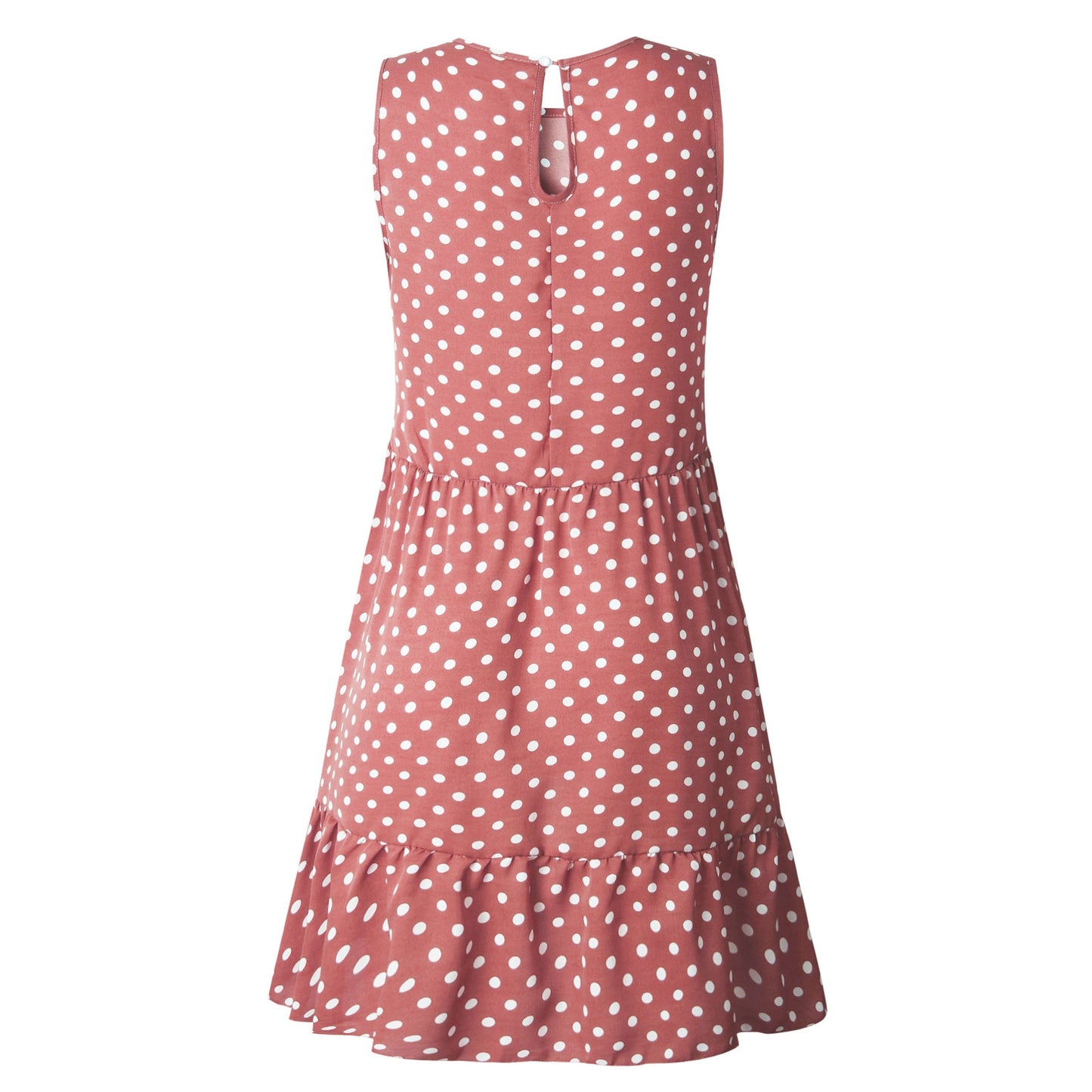 Beach Floral Printed Polka Dot Sundress