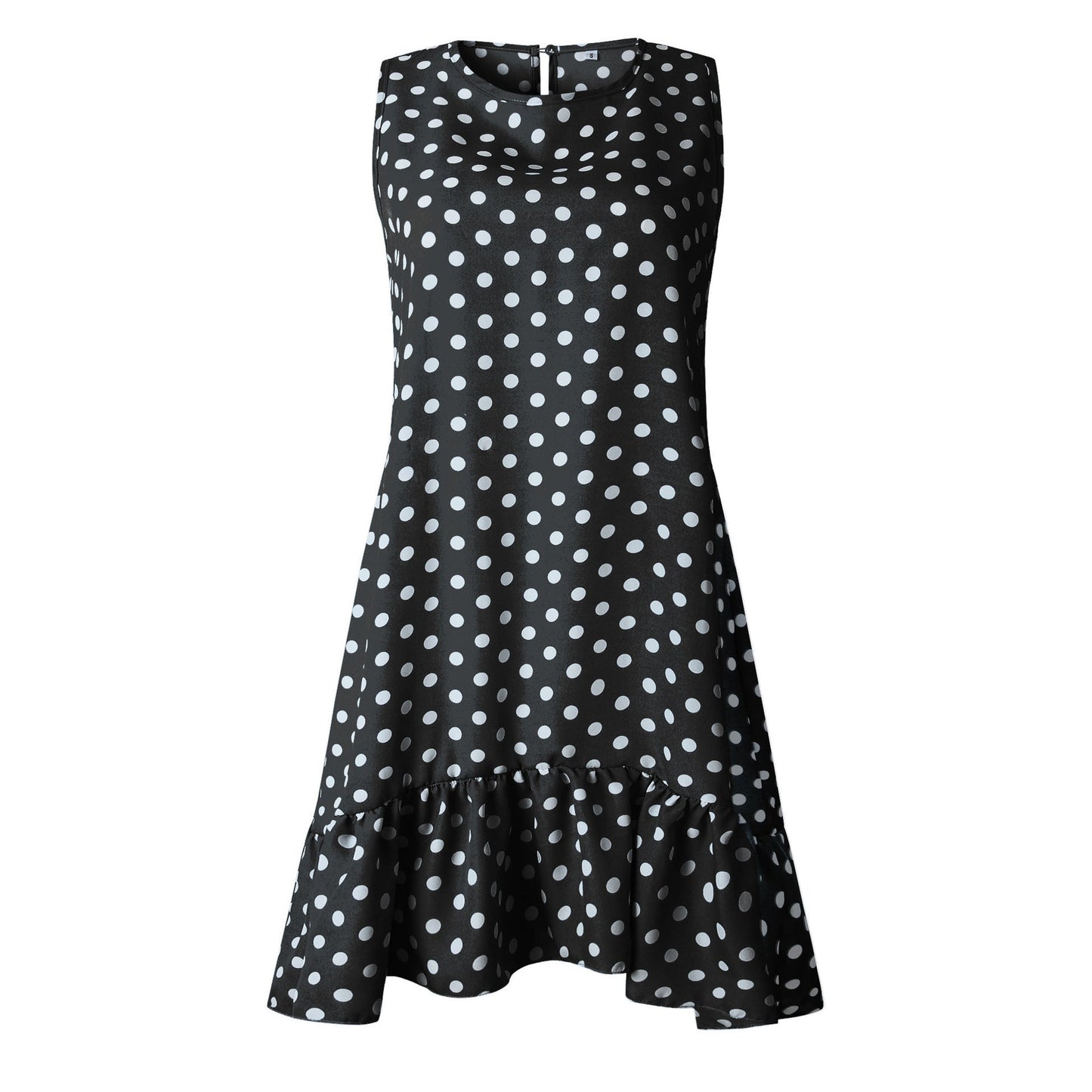 Beach Floral Printed Polka Dot Sundress