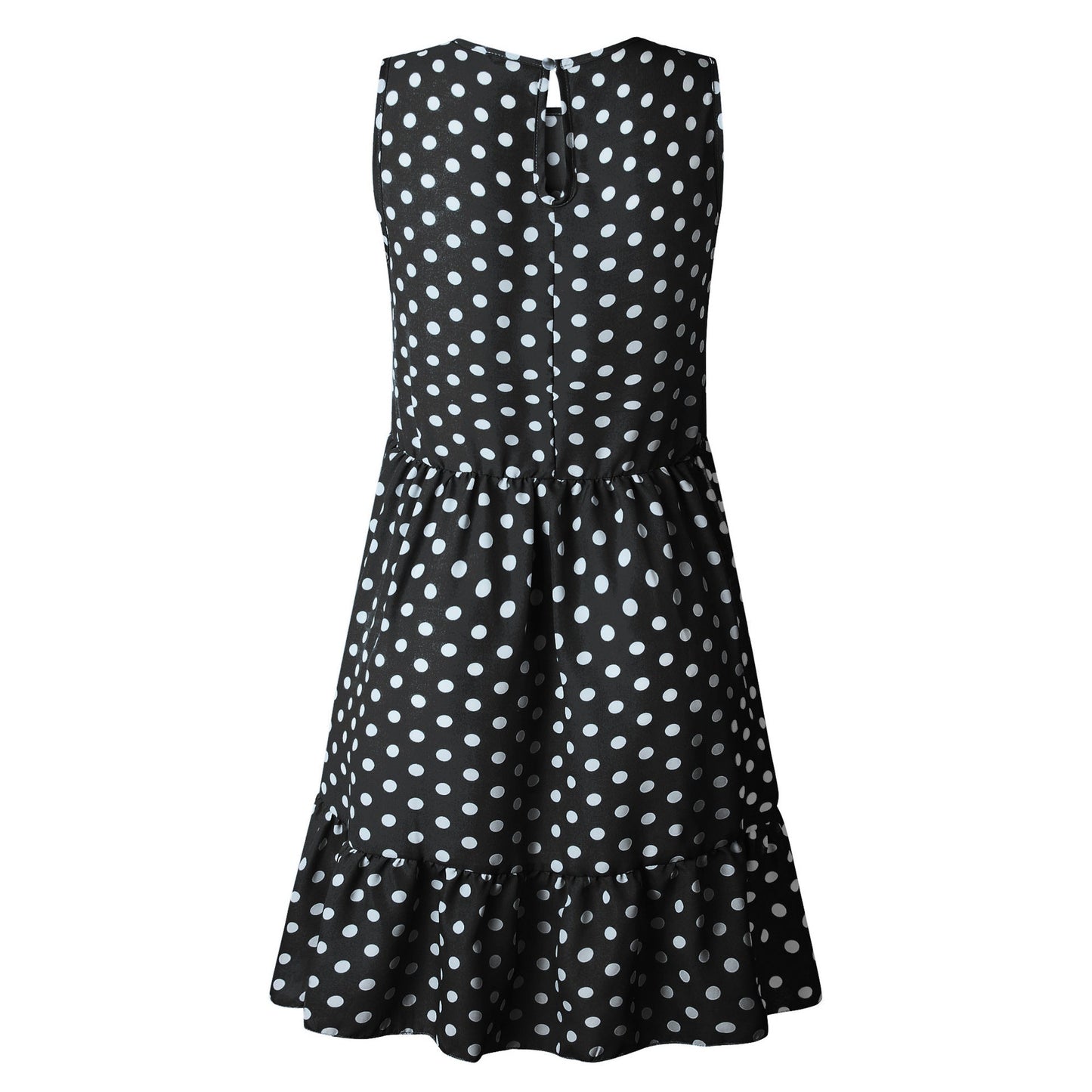 Beach Floral Printed Polka Dot Sundress