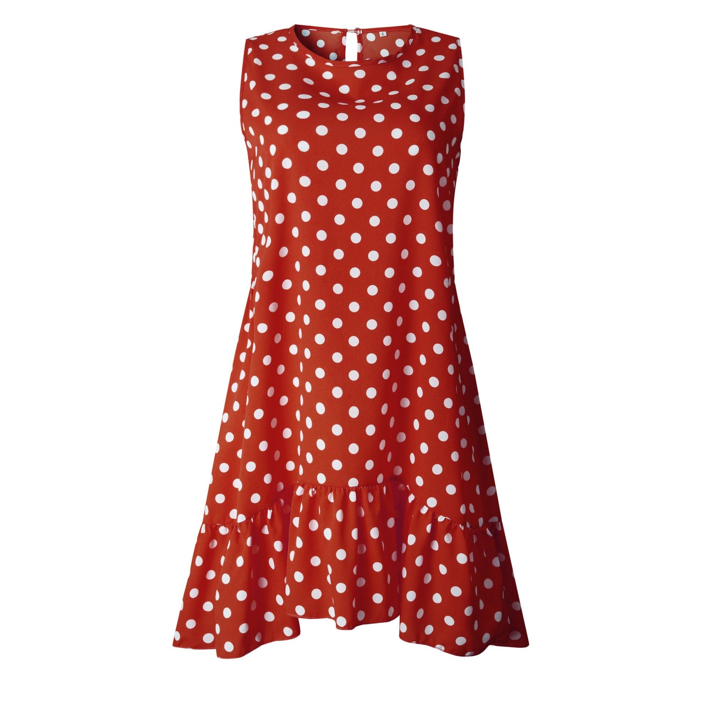 Beach Floral Printed Polka Dot Sundress