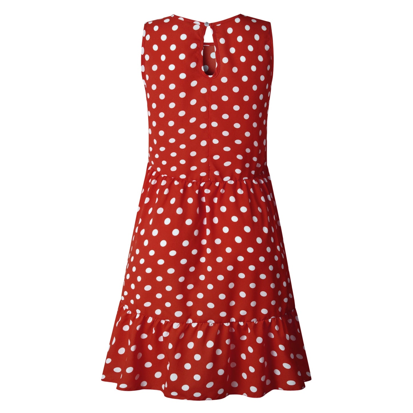 Beach Floral Printed Polka Dot Sundress