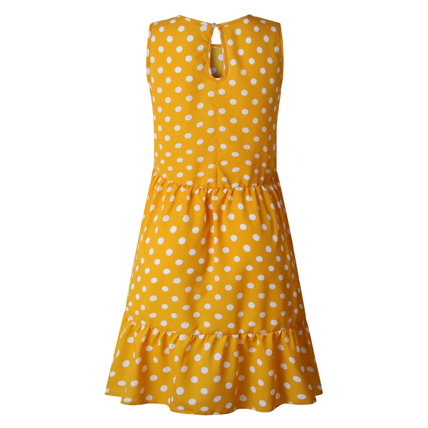 Beach Floral Printed Polka Dot Sundress